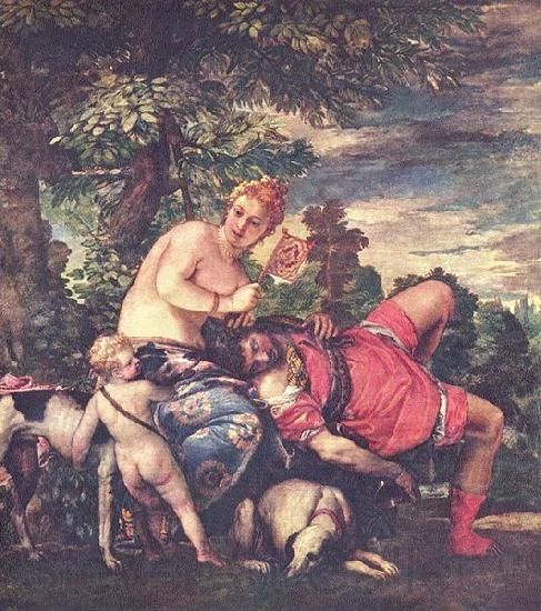 Paolo Veronese Venus und Adonis Norge oil painting art